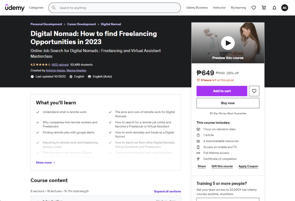 Digital Nomad: How to find Freelancing Opportunities in 2023