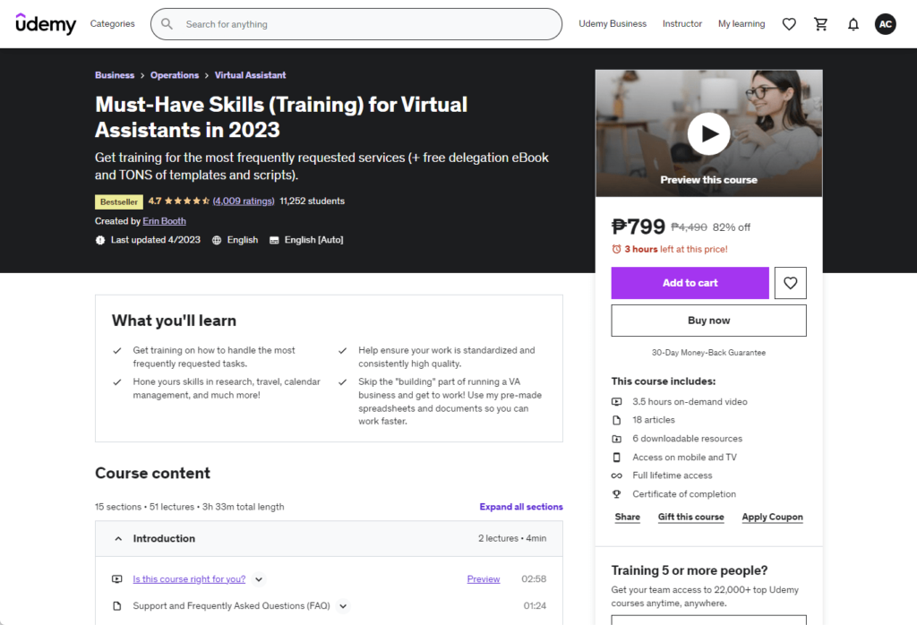 Must-Have Skills (Training) for Virtual Assistants in 2023